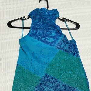 Blue and Green PSSS les possèdes Paris Tank Top